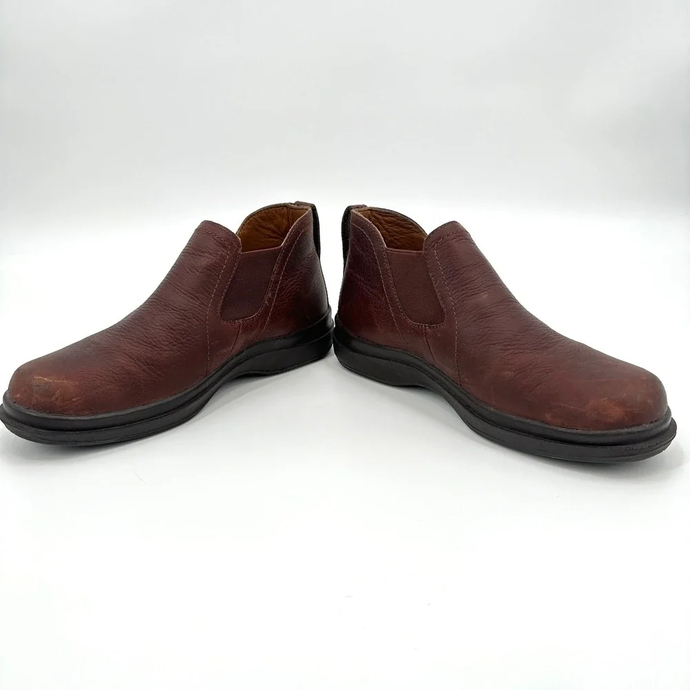 Red Wing Shoes 8602 Mens 8.5 EE Brown Leather‎ Chelsea Slip On Ankle Boots